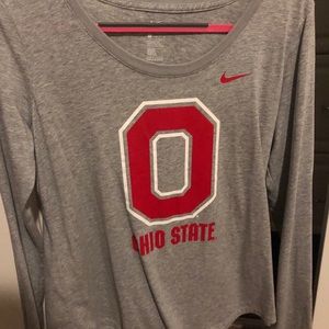 Nike Ohio state women’s long sleeve top